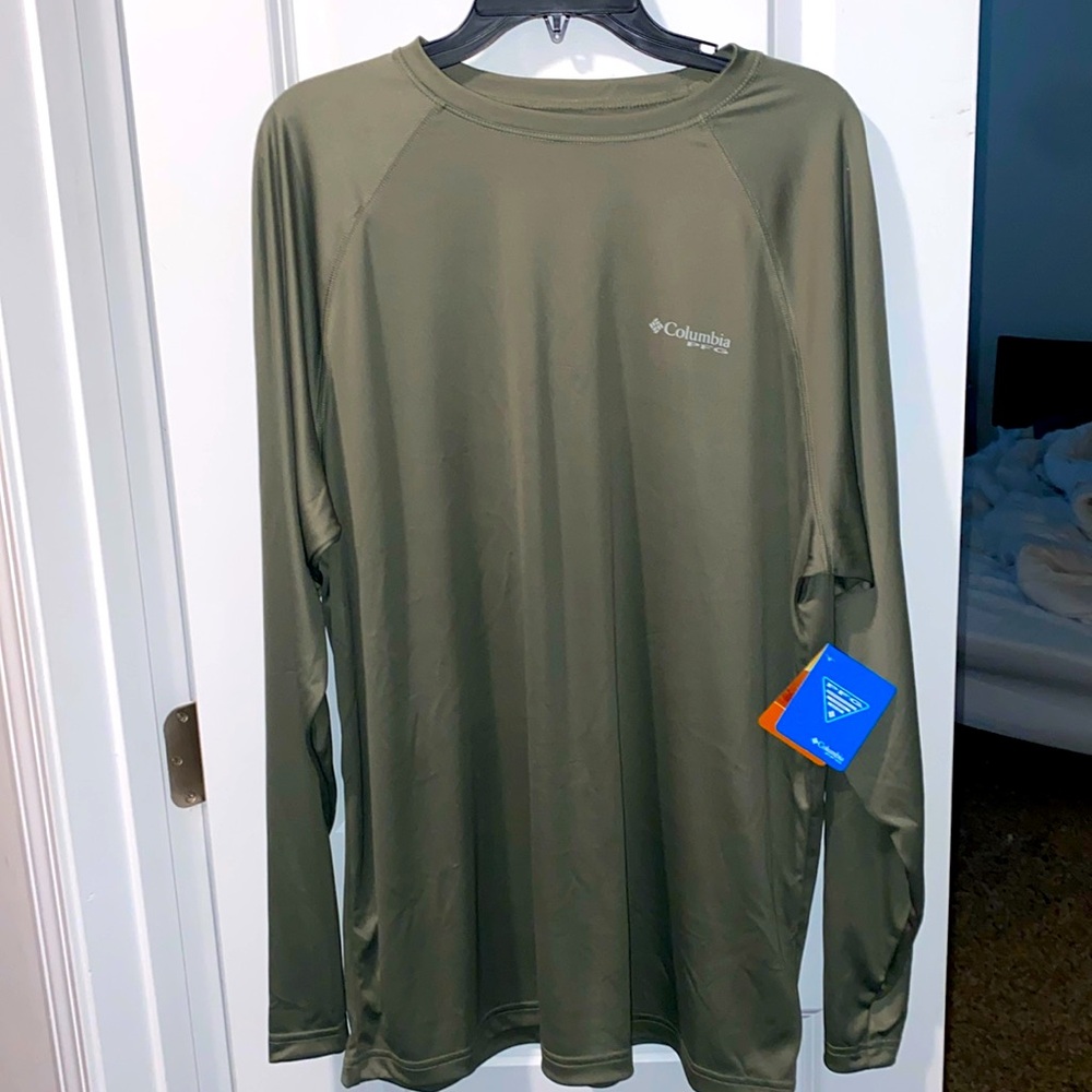 Columbia Mens Dri fit Long Sleeve